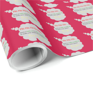 Papier Cadeau HoHoHo Humoristique