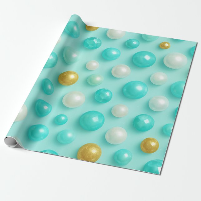 Papier Cadeau Holiday Wrapping Paper | Festive Christmas Gift Wr (Déroulé)