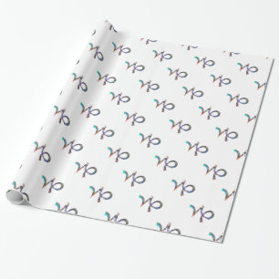 Papier Cadeau hologramme Capricorne