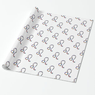 Papier Cadeau hologramme Leo