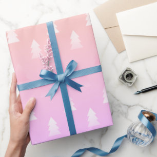 Papier Cadeau Holographie élégante du motif de Noël