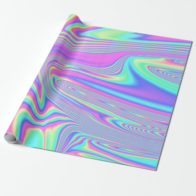 Papier Cadeau Holographique (Déroulé)