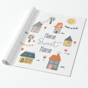Papier Cadeau Home Sweet Home