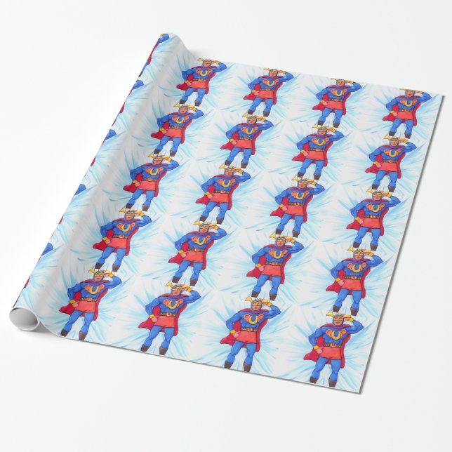 Papier Cadeau Homme ultrasonique (Déroulé)