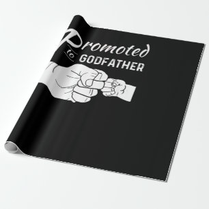 Papier Cadeau Hommes Promus À Godfather Uncle Fête des pères 