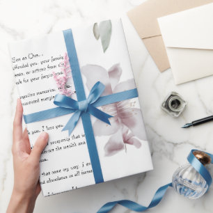 Papier Cadeau "Ho'oponopono Papier d'enveloppement de prière