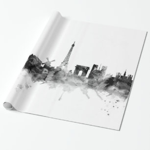 Papier Cadeau Horizon de Paris France