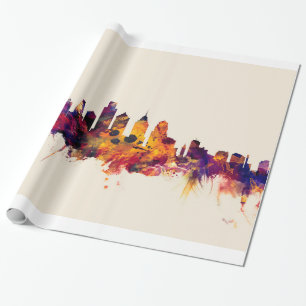 Papier Cadeau Horizon de Philadelphie Pennsylvanie