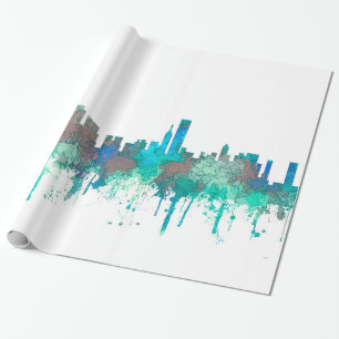 Papier Cadeau Horizon-SG-Jungle de Chicago l'Illinois