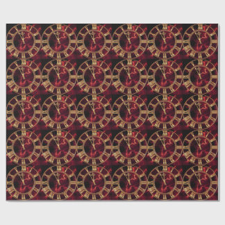 Papier Cadeau Horloge murale en marbre de Bourgogne luxueux avec