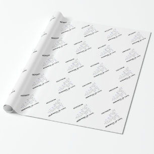 Papier Cadeau Hormone d'oxytocine de l'amour (chimie)