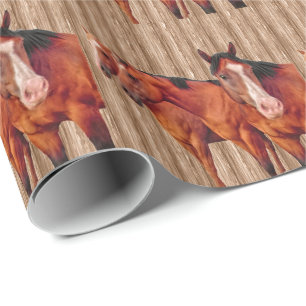 Papier Cadeau Horse Lover's Girls Club for Cowgirls