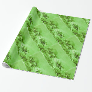 Papier Cadeau HORSES GRAZER, Vert clair antique