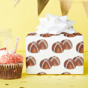 Papier Cadeau Hot Cross Buns British Food Baking Pâtisserie