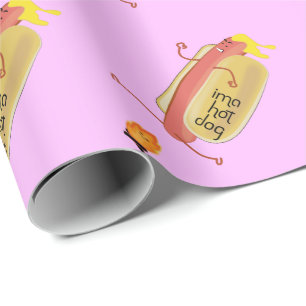 Papier Cadeau Hot Dog Oe Devil