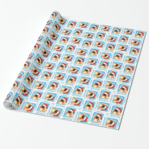 Papier Cadeau Howlidays heureux Pekingese