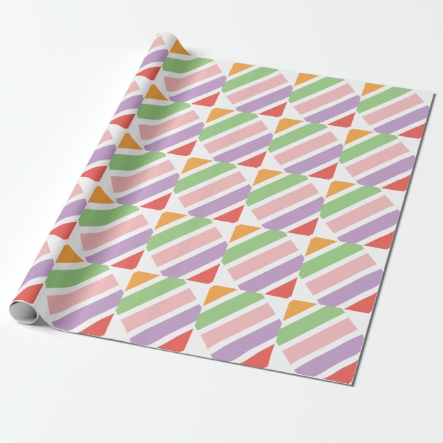 Papier Cadeau Hues du Colorful (Déroulé)