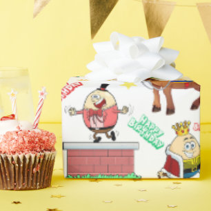 Papier Cadeau Humpty Dumpty Anniversaire de enfant Party