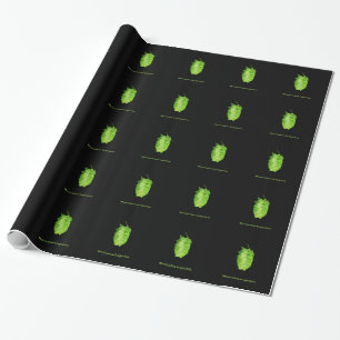 Papier Cadeau Humulus Lupulus : le houblon en cônes !