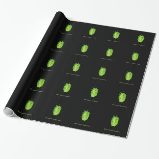 Papier Cadeau Humulus Lupulus : le houblon en cônes !
