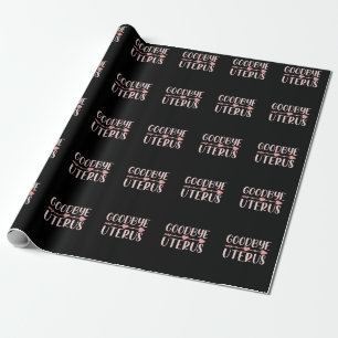 Papier Cadeau Hystérectomie Chirurgie Support Uterus Suppressio