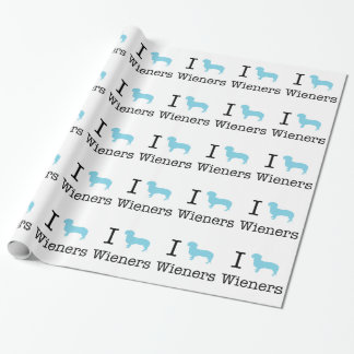 Papier Cadeau I Heart Wieners