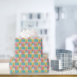 Papier Cadeau Icône d'architecte professionnel conçu