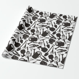 Papier Cadeau Icons Silhouettes