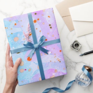 Papier Cadeau Idées Cadeaux Artsy Abstraites Envelopper le papie