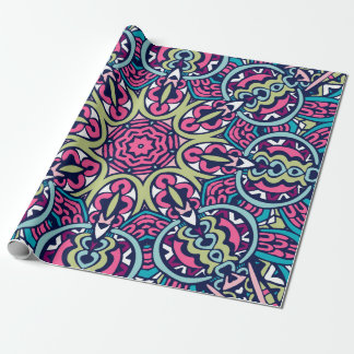 Papier Cadeau Idées Cadeaux Mandala personnalisées Abstraites #7
