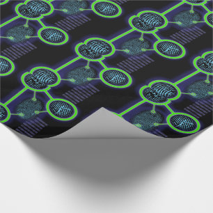 Papier Cadeau Identification des empreintes digitales