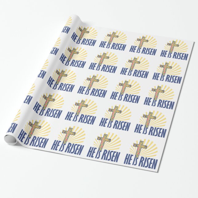 Papier Cadeau Il est ressuscité (Déroulé)