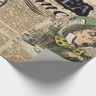 Papier Cadeau "Il est toujours art fol de dictionnaire de