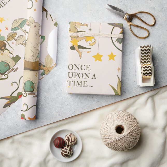 Papier Cadeau Il était une fois : Un conte de fées pour enfants (Artisanat)