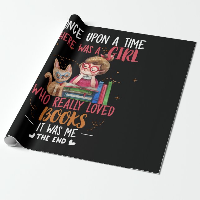 Papier Cadeau Il Était Une Fois Une Fille Qui Livrait Vraiment (Déroulé)
