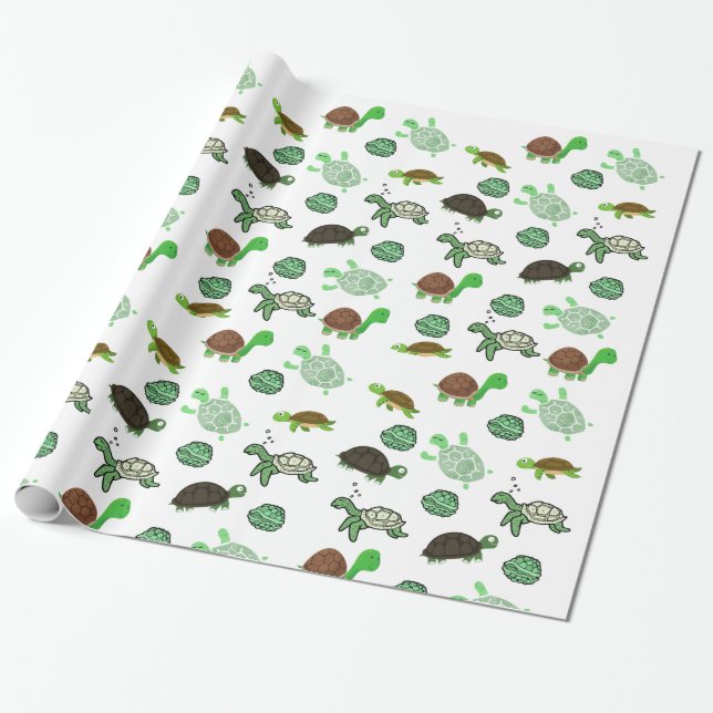 Papier Cadeau Île Turtle (Déroulé)