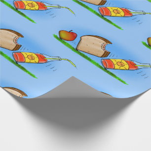 Papier Cadeau Illustration de pique-nique fourmis drôle