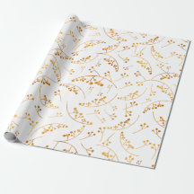Illustration des baies d'or modernes motif