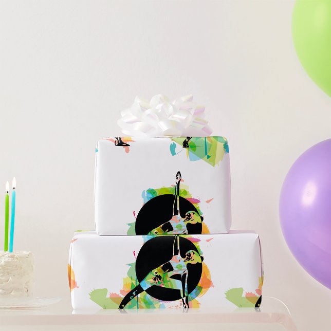 Papier Cadeau Illustration d'une femme (Créateur téléchargé)