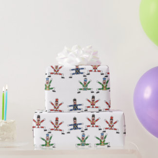 Papier Cadeau illustrations d'art de jouets jumping jack