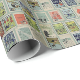 Papier Cadeau Illustrations de W. W. Denslow pour le Magicien d'