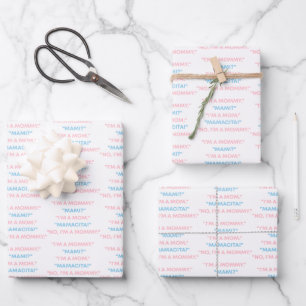 Papier cadeau "I'm a Mommy" – Love Island