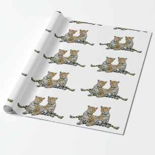 Papier Cadeau Image Jaguar pour l'emballage du papier