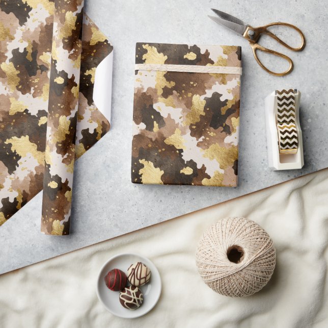 Papier Cadeau Impression Vache (Artisanat)