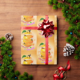 Papier Cadeau Inspirer le bien-être Yoga