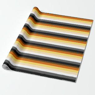 Papier Cadeau International Bear Brotherhood Pride Flag 
