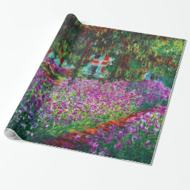Papier Cadeau Irises dans le jardin de Monet