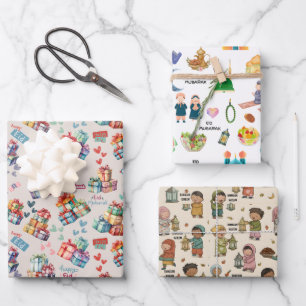 Papier cadeau islamique pour enfants – Eid et Rama