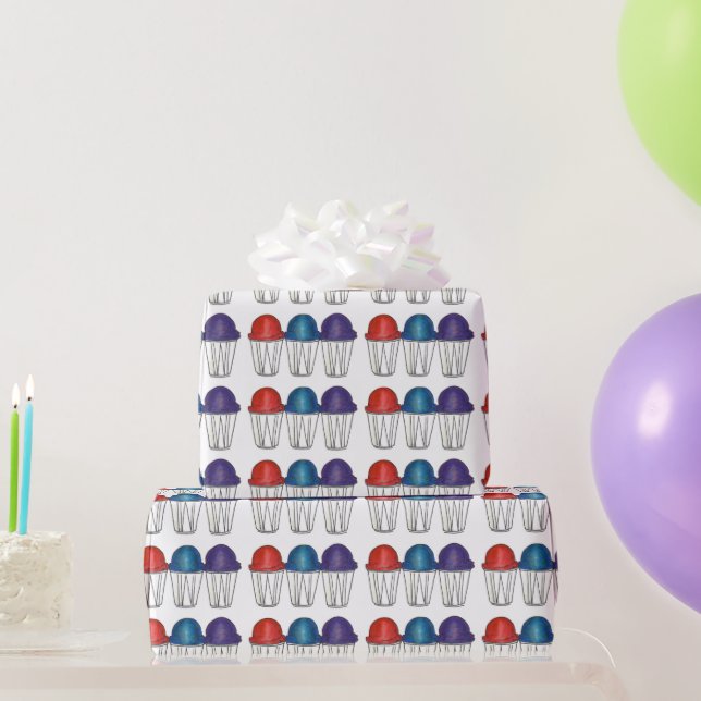 Papier Cadeau Italien Eau Rasée Glace Été Sno Cone (Cadeaux de fête)
