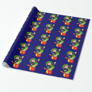 Papier Cadeau Jack de dessin dans le coussin de boîte